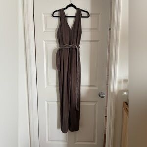 GAP Purple Velour Sleeveless Jumpsuit